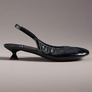 JEFFREY CAMPBELL Edithe Slingback Low Kitten Heels (Sz 10)